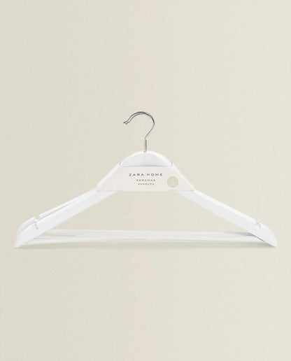 LACQUERED WOODEN HANGER (SET OF 3)