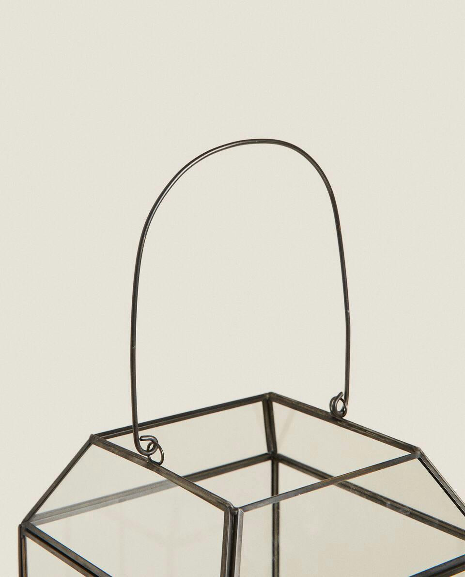 BLACK METAL LANTERN
