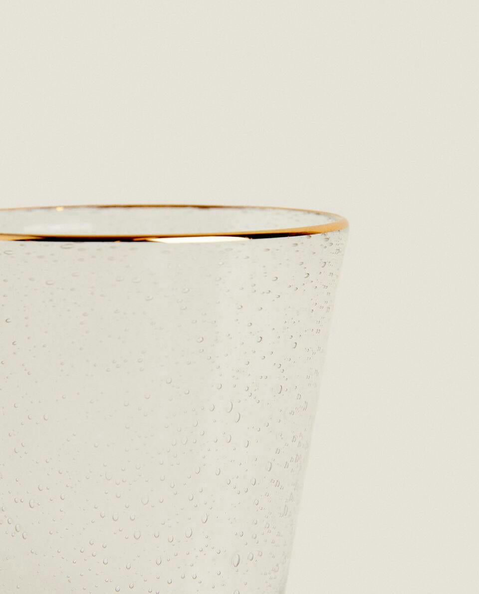 CHRISTMAS TUMBLER WITH BUBBLE RIM