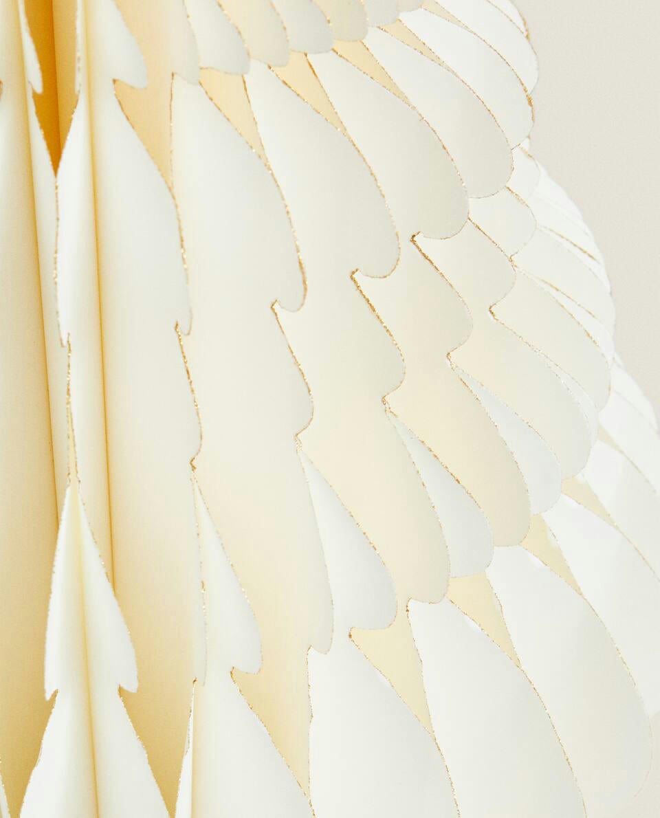 LARGE DECORATIVE PAPER CHRISTMAS TREE WITH BASE