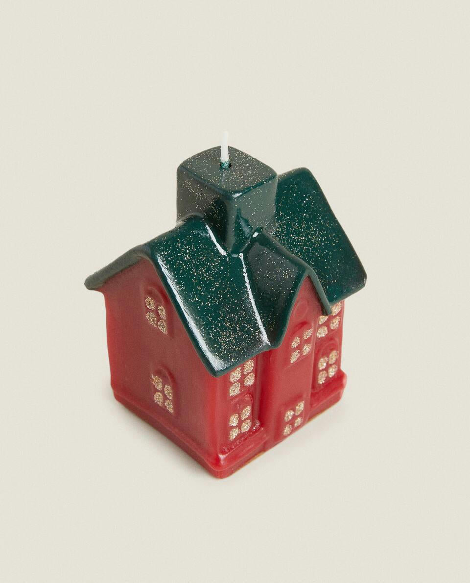 CHRISTMAS HOUSE DECORATIVE CANDLE