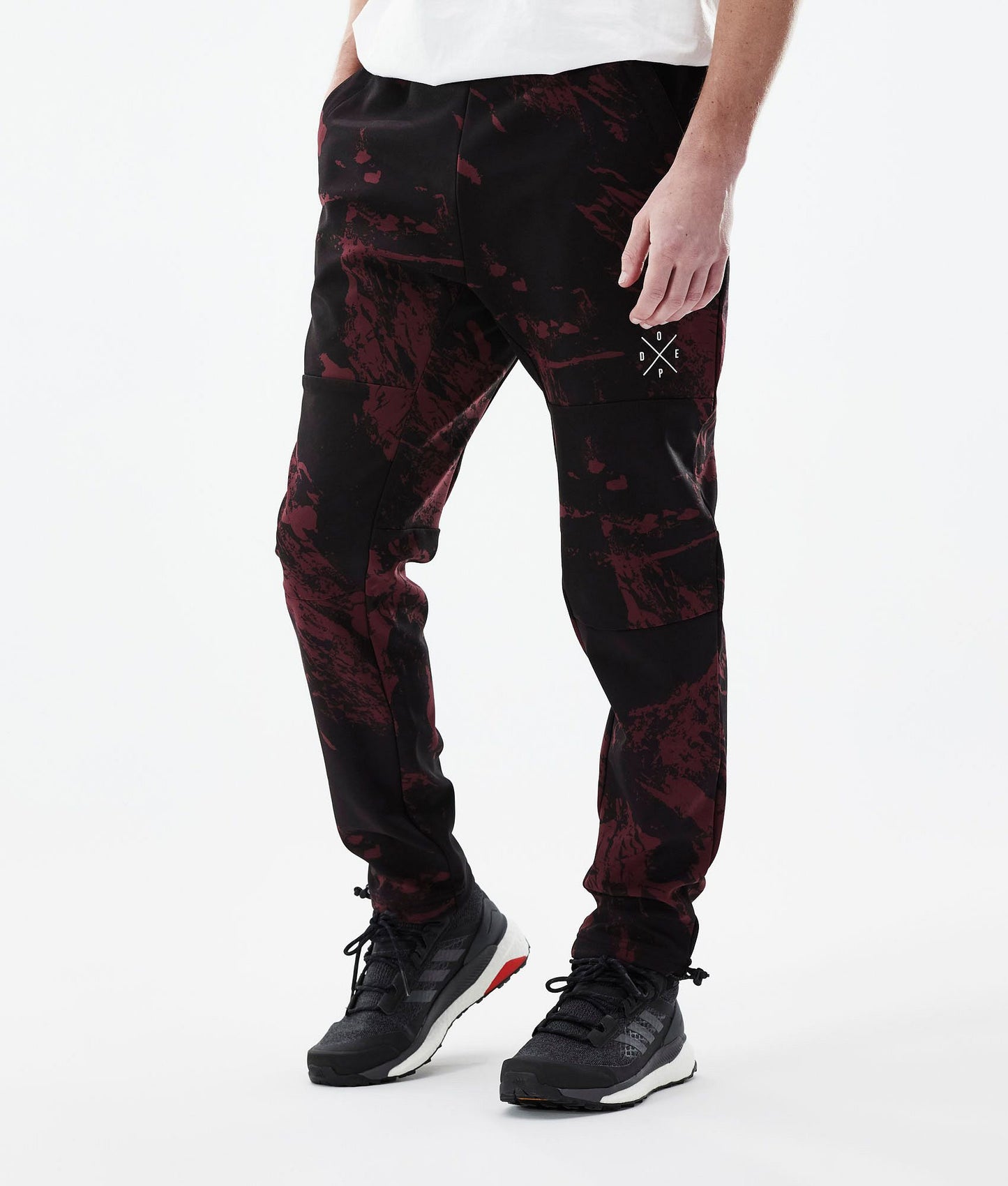Outdoor Pants For Men Paint Burgundy