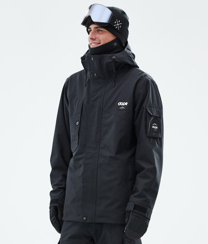 Snowboard Jacket For Men Blackout
