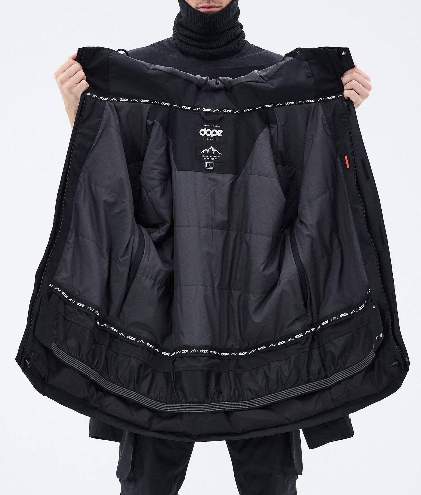 Snowboard Jacket For Men Blackout