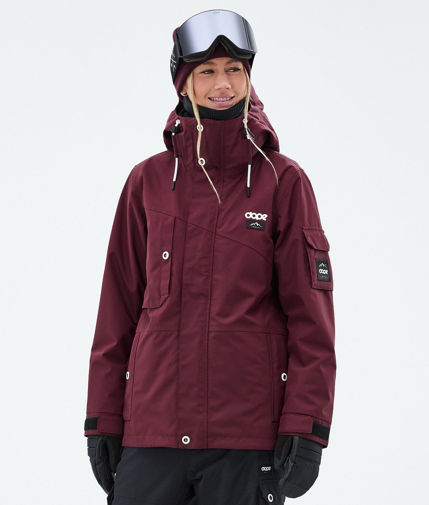 Snowboard Jacket For Women Burgundy