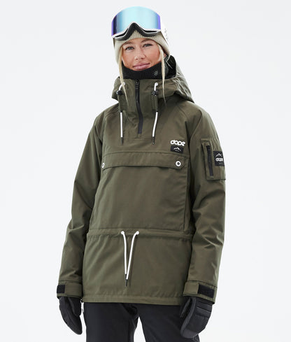 Snowboard Jacket For Women Olive Green