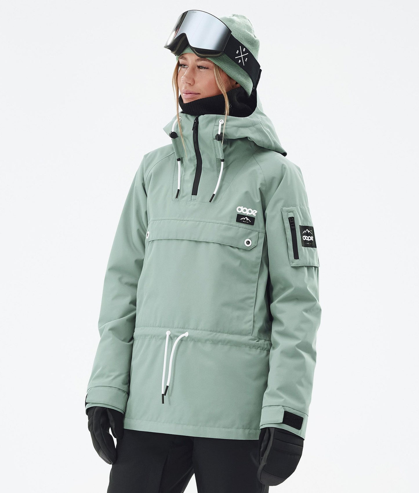 Snowboard Jacket For Women Faded Green