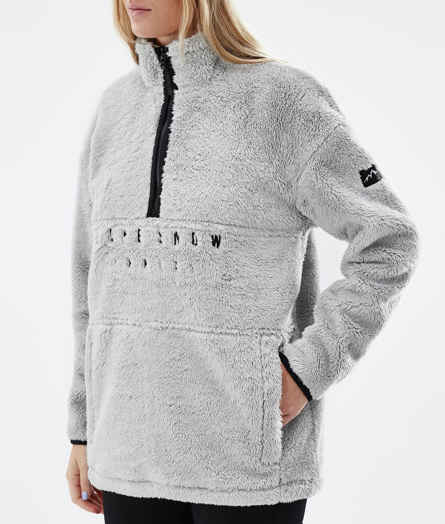 Fleece Sweater For Women Light Grey
