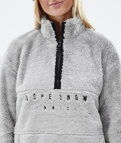 Fleece Sweater For Women Light Grey
