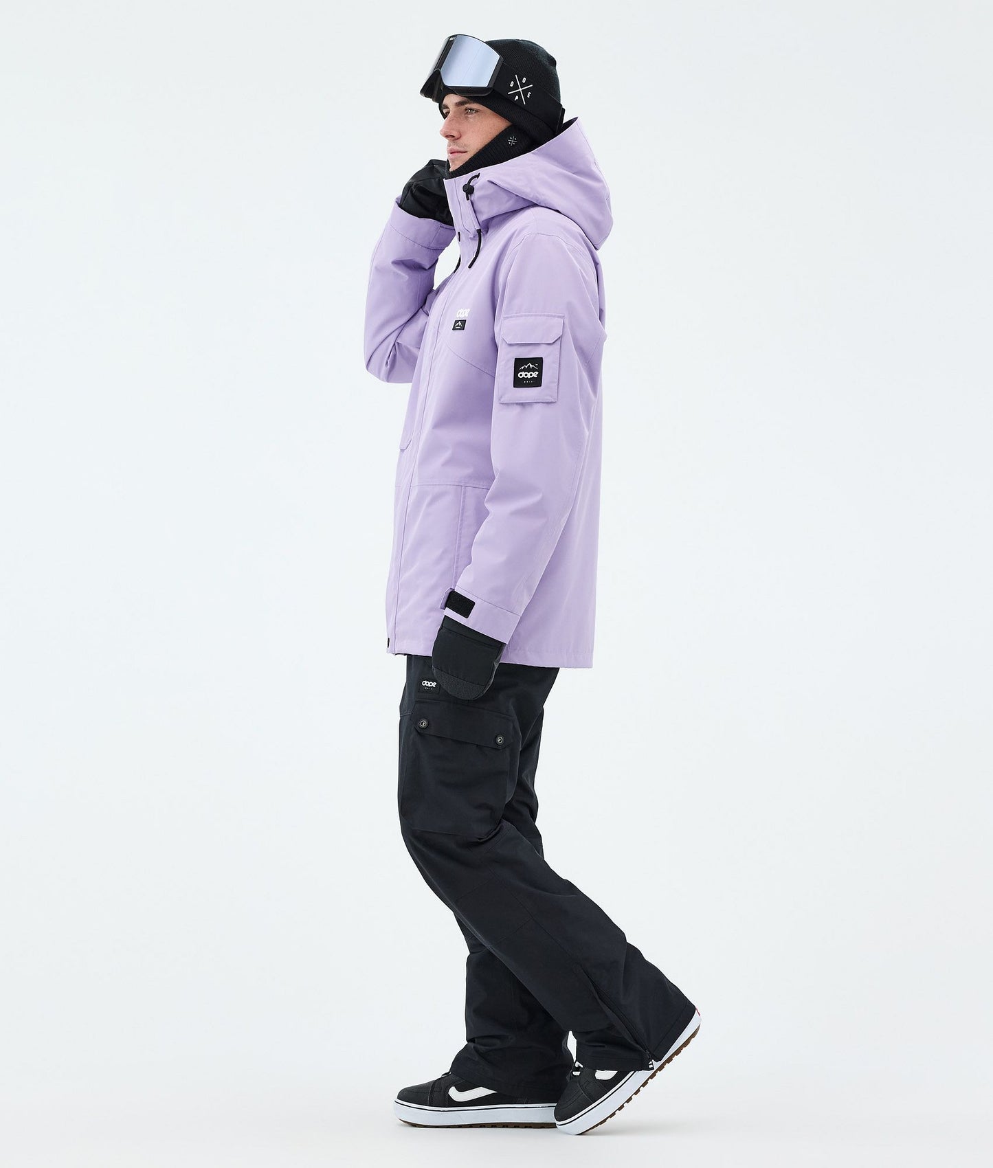 Snowboard Jacket For Men Faded Violet