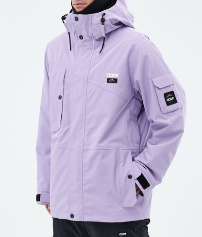 Snowboard Jacket For Men Faded Violet