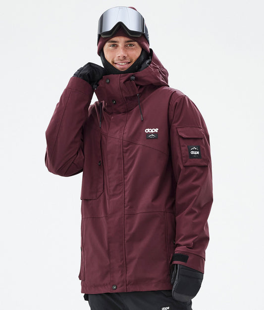 Snowboard Jacket For Men Don Burgundy