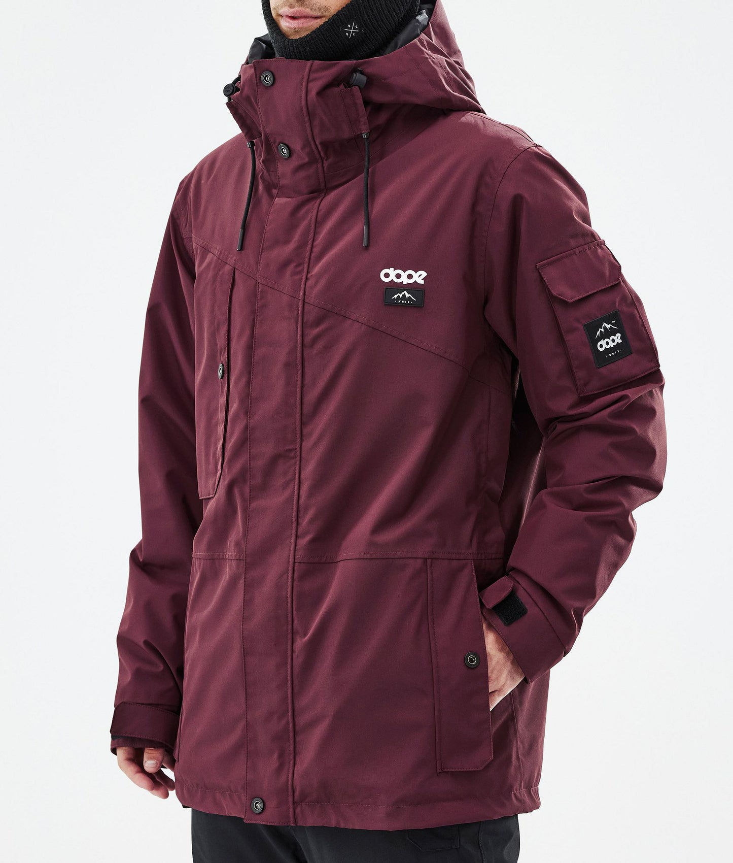Snowboard Jacket For Men Don Burgundy