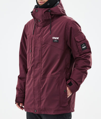 Snowboard Jacket For Men Don Burgundy