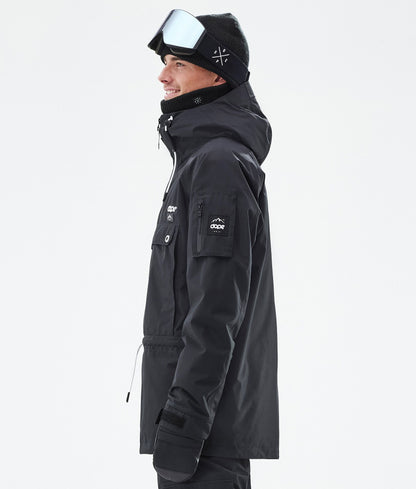 Snowboard Jacket For Men Black