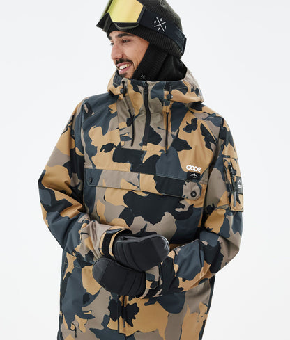 Snowboard Jacket For Men Walnut Camo