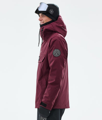 Snowboard Jacket For Men Burgundy