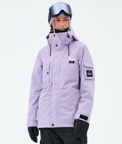 Snowboard Jacket For Women Faded Violet