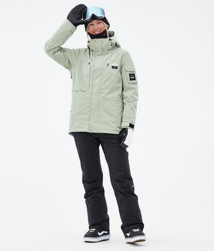 Snowboard Jacket For Women Soft Green