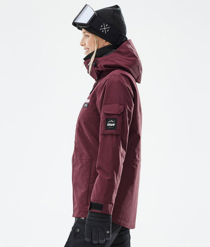 Snowboard Jacket For Women Don Burgundy