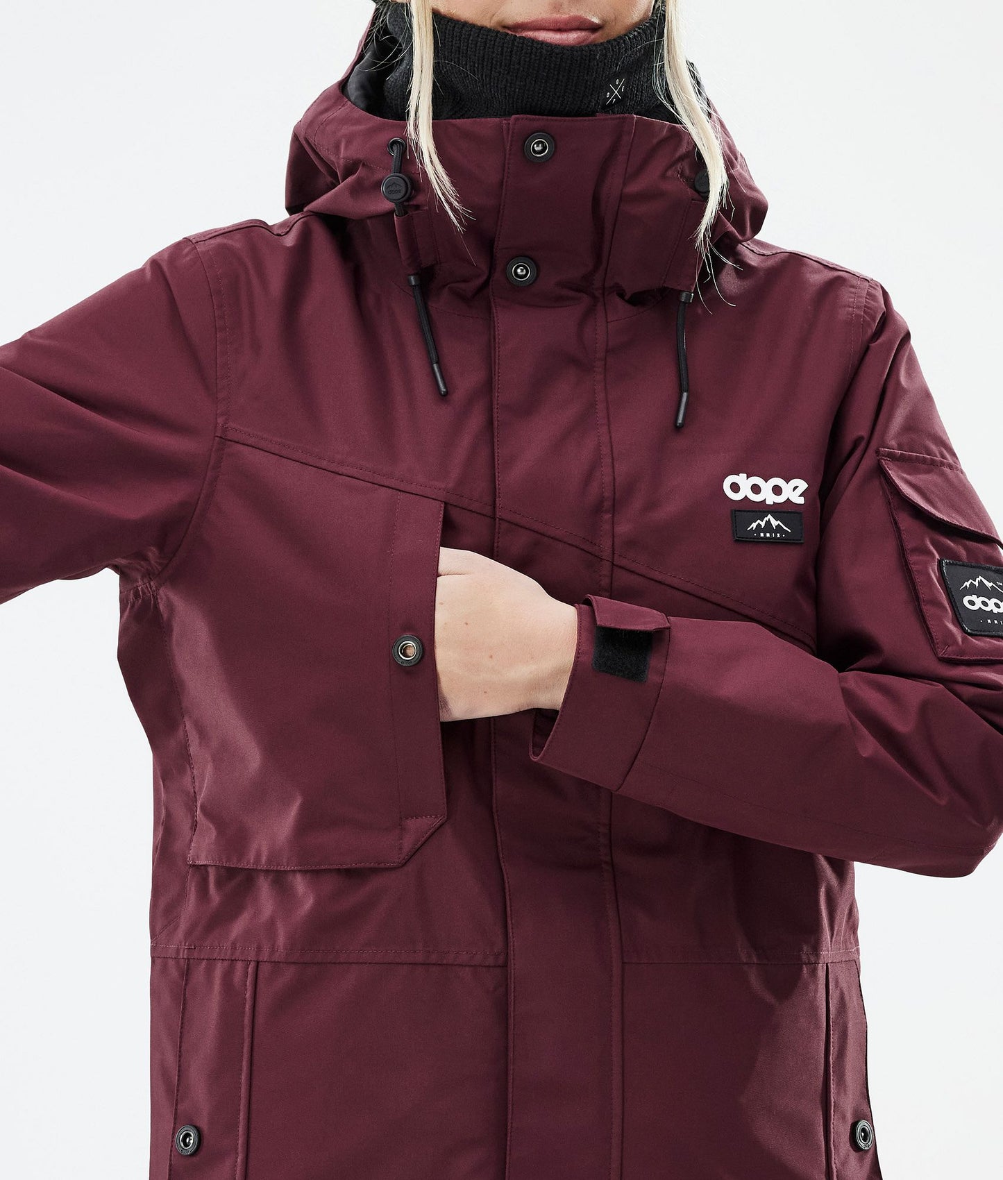 Snowboard Jacket For Women Don Burgundy