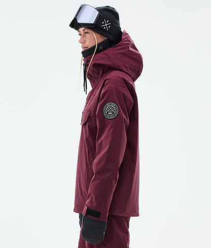 Snowboard Jacket For Women Burgundy