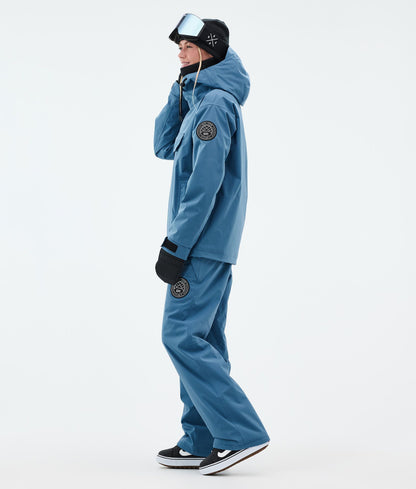 Snowboard Jacket For Women Blue Steel