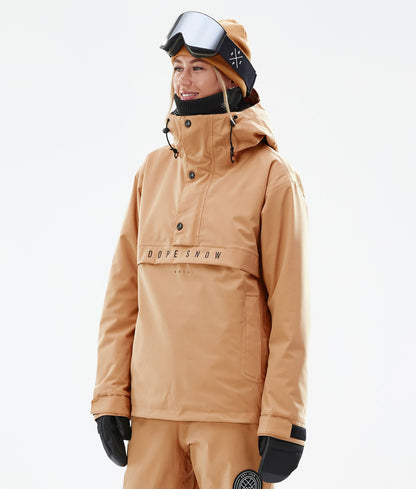 Snowboard Jacket For Women Khaki Yellow