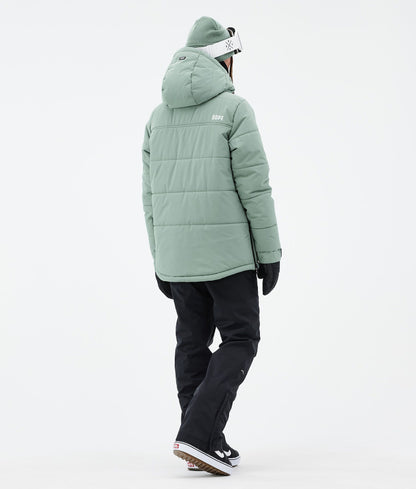 Snowboard Jacket For Women Faded Green
