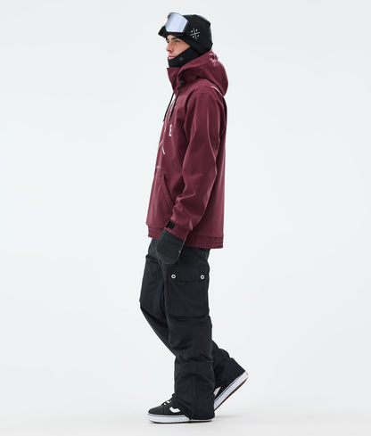 Snowboard Jacket For Men 2X-Up Burgundy