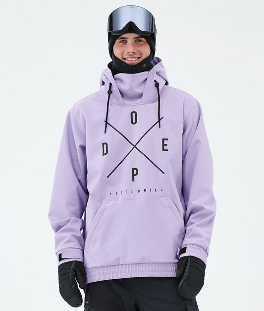 Snowboard Jacket For Men 2X-Up Faded Violet