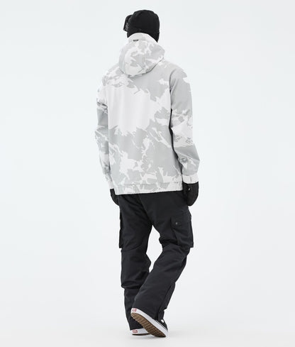 Snowboard Jacket For Men 2X-Up Grey Camo
