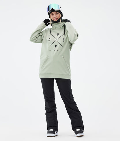 Snowboard Jacket For Women 2X-Up Soft Green