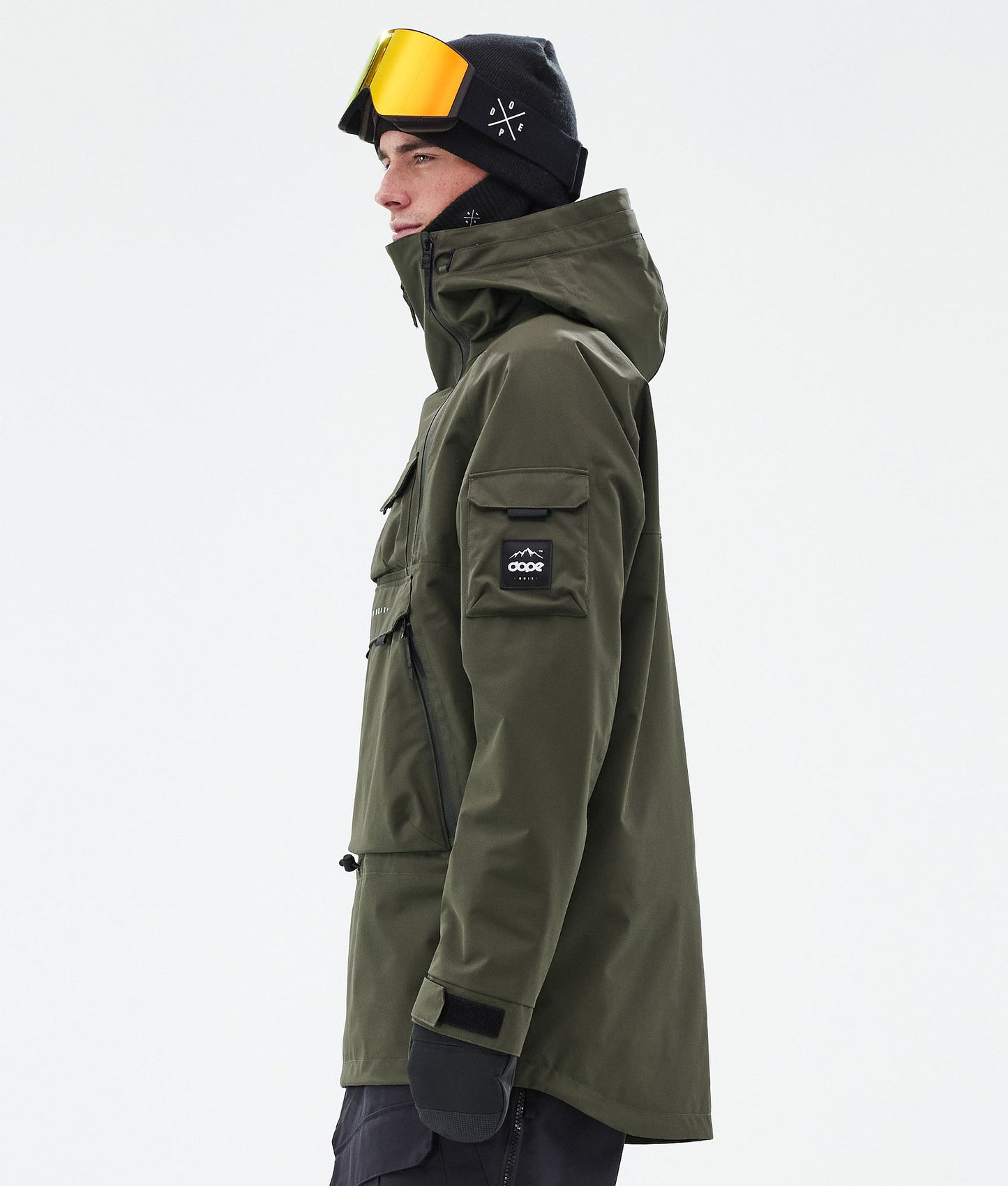 Snowboard Jacket For Men Olive Green