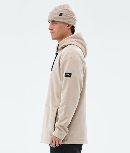 Fleece Hoodie For Men Sand