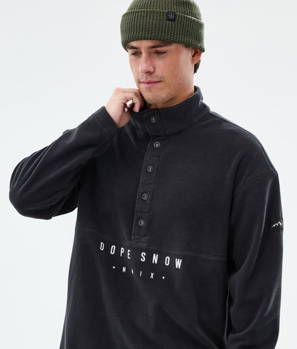 Fleece Sweater For Men Black