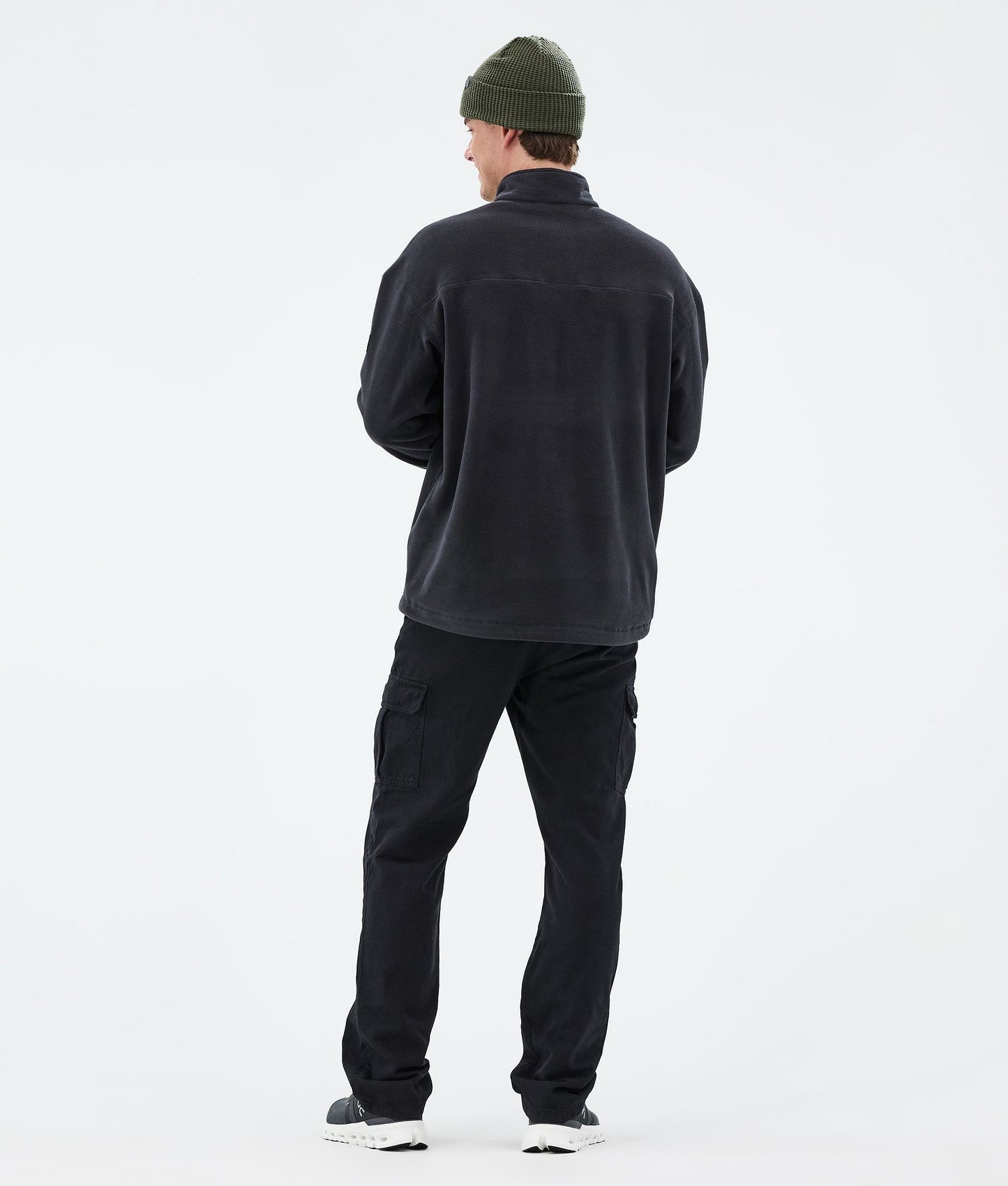 Fleece Sweater For Men Black