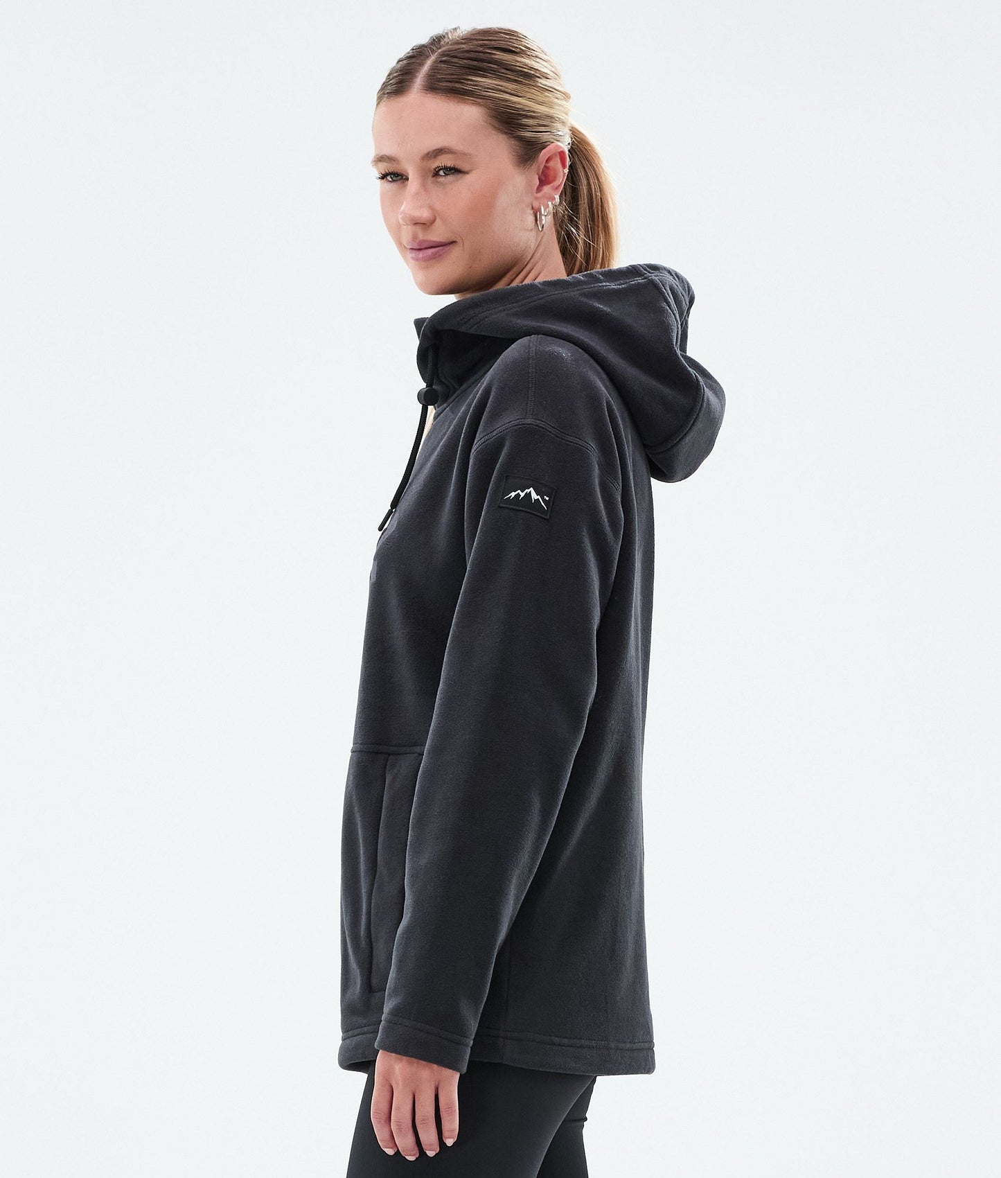 Fleece Hoodie For Women Black