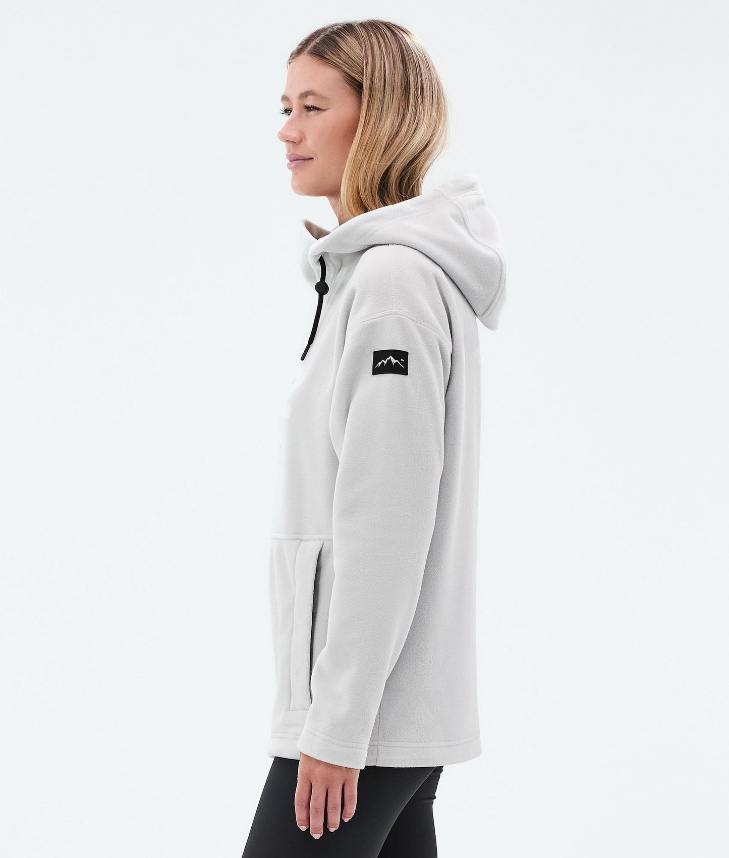 Fleece Hoodie For Women Light Grey