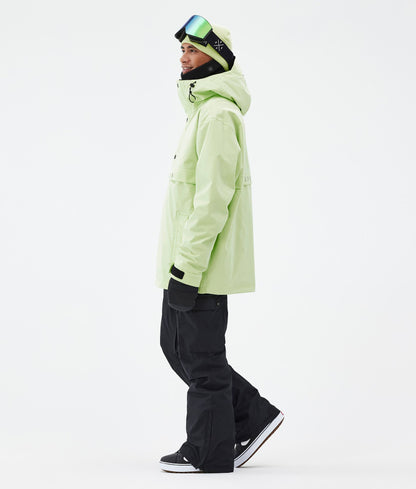 Snowboard Jacket For Men Faded Neon
