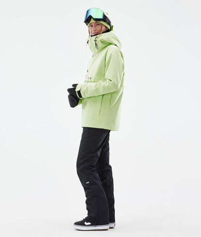 Snowboard Jacket For Women Faded Neon