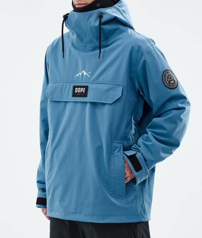 Snowboard Jacket For Men Blue Steel