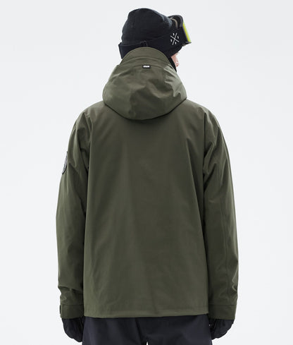 Snowboard Jacket For Men Olive Green