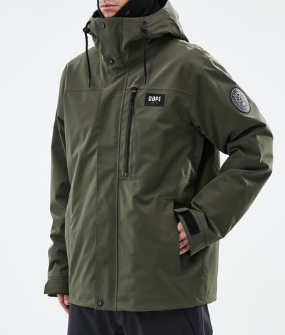 Snowboard Jacket For Men Olive Green