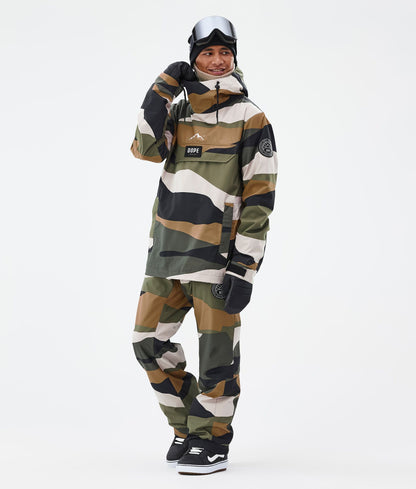 Snowboard Pants For Men Shards Gold Green