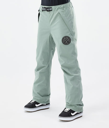 Snowboard Pants For Women Faded Green