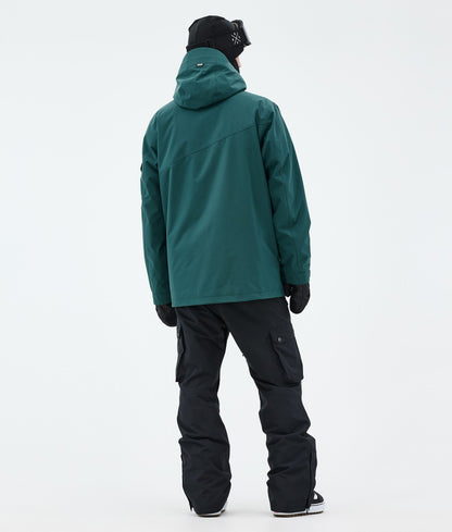 Snowboard Jacket For Men Bottle Green