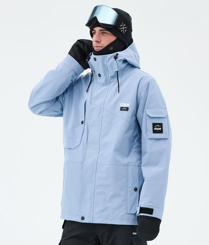 Snowboard Jacket For Men Light Blue