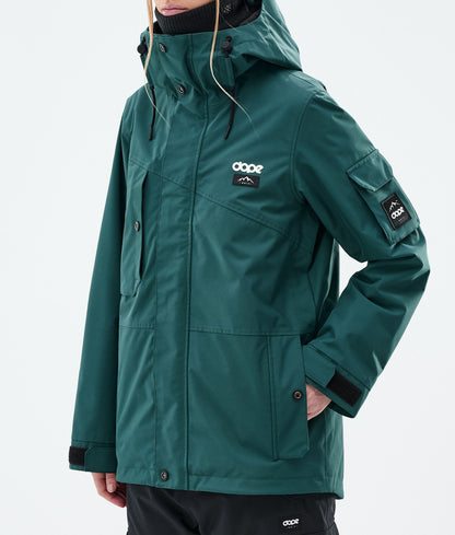 Snowboard Jacket For Women Bottle Green