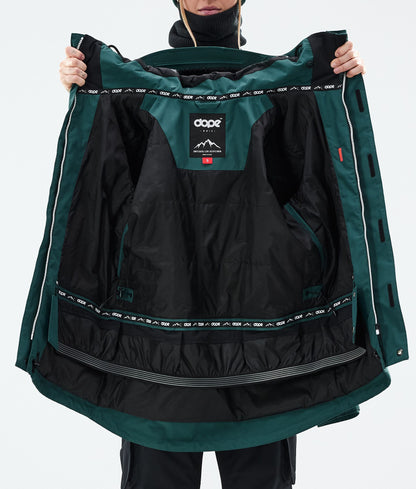 Snowboard Jacket For Women Bottle Green